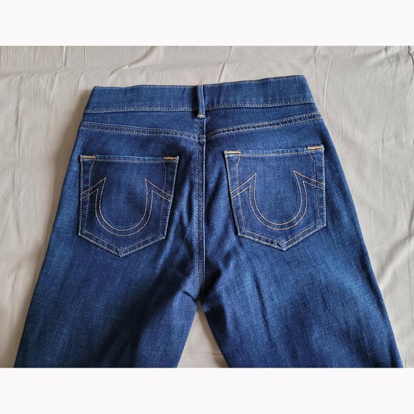 True Religion Dark Wash Pull-on Jeggings (XS) - Picture 7 of 15